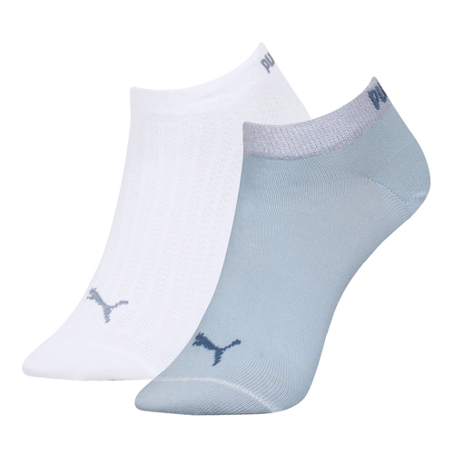 Kit 2 Pares Meias Sapatilha Puma Feminina Adulto Algodão