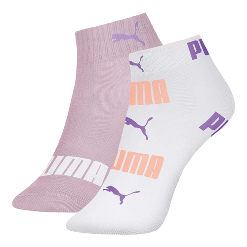 Kit 2 Pares Meias Cano Baixo Puma Infantil Feminina