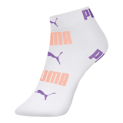 Kit 2 Pares Meias Cano Baixo Puma Infantil Feminina