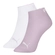 Kit 2 Pares Meias Cano Baixo Puma Infantil Feminina - 979-BCO/LILAS