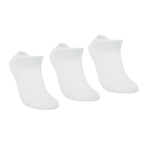 Kit 3 Pares Meia Sapatilha Esportiva Selene Adulto Unissex Algodão