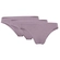 Kit 3 Calcinhas Tanga Básica Lamore Miance Adulto Em Cotton - SATIN-SATIN