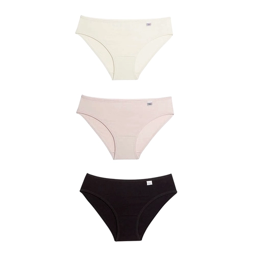 Kit 3 Calcinhas Miss DelRio Infantil Em Cotton