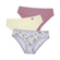 Kit 3 Calcinhas Miss DelRio Infantil Em Cotton - k-39-k-39