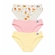 Kit 3 Calcinhas Miss DelRio Infantil Em Cotton - K54-NT/SALMAO/EST