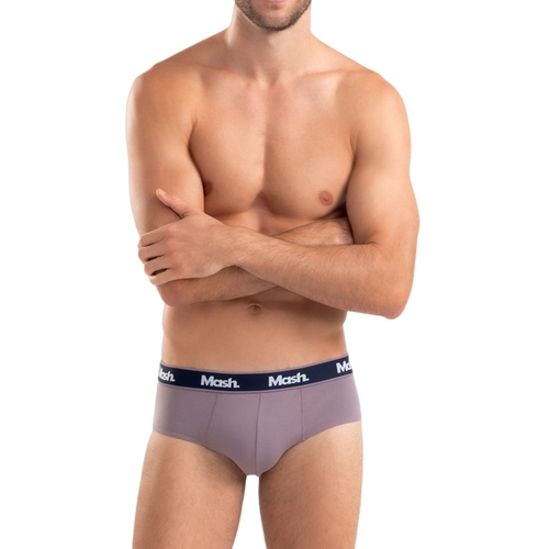 Kit 3 Cuecas Slip Mash Adulto Em Cotton