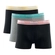 Kit 3 Cuecas Boxer Mash Adulto Em Cotton Cós Colorido - CZ05-CZ05
