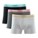 Kit 3 Cuecas Boxer Mash Adulto Em Cotton Cós Colorido - BROO-BROO
