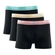 Kit 3 Cuecas Boxer Mash Adulto Em Cotton Cós Colorido - PT00-PTO/GRAFITE