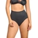 Calcinha Cintura Alta Duloren Com Reforço Frontal Microfibra Tactel - PRETO-PRETO
