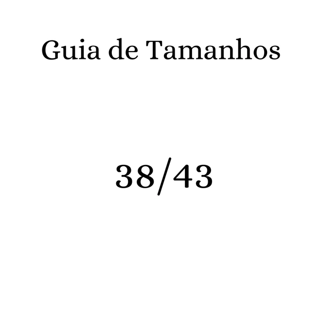 Tabela de Medidas