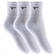 Kit 3 Pares Meias Cano Médio Torp Atoalhada Esportiva Cores Sortidas Em Algodão - BRANCO-BRANCO