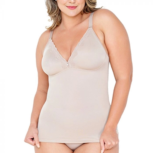 Camisete Dilady Modeladora Sustentação Plus Size Romantic