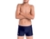 Sunga Boxer Mash Infantil Lisa Microfibra - AZ08-MAR/CINZA
