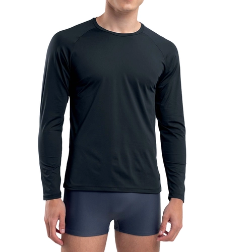 Camiseta Manga Longa Mash Moda Praia Masculina Adulto Com Proteção UV FPS 50