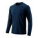 Camiseta Manga Longa Mash Moda Praia Masculina Adulto Com Proteção UV FPS 50 - AZ09 -AZUL ESCURO