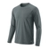 Camiseta Manga Longa Mash Moda Praia Masculina Adulto Com Proteção UV FPS 50 - CZ08-CINZA ESCURO