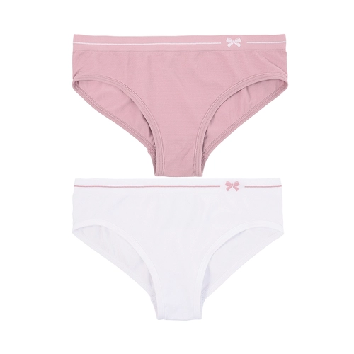 Kit 2 Calcinhas DelRio Kids Infantil Feminino Sem Costura Microfibra