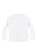 Blusa Manga Longa Elian Juvenil Feminina Básica Malha Canelada 10/16 - BRANCO-BRANCO