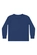 Camiseta Manga Longa Elian Básica Juvenil Masculina Com Punho Algodão 10/16 - azul marinho-azul marinho