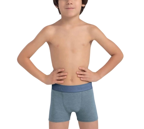 Cueca Boxer Mash Infantil Cotton Mescla Color