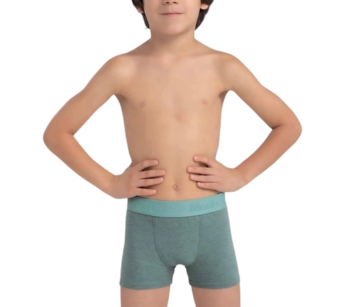Cueca Boxer Mash Infantil Cotton Mescla Color