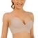 Sutiã Base Longa Nayane Invisível com Bojo Soft Fit em Microfibra - CHOC-CHOCOLATE