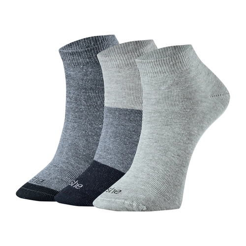 Kit 3 Pares Meias Sapatilha She Mash Feminina Cotton