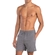 Shorts Praia Mash Masculino Adulto Liso Mesclado Microfibra - CZ07-CINZA MESCLA MEDIO