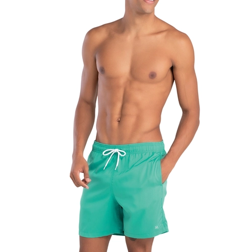 Shorts Praia Mash Masculino Adulto Liso Microfibra