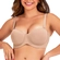 Sutiã Plus Size Dilady Bustiê Tomara Que Caia Com Bojo - 080-CHOCOLATE