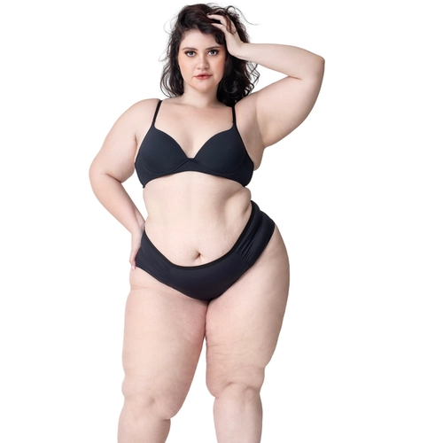 Calcinha Tanga Plus Size Miss France Bombom Microfibra