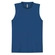 Blusa Regata Marialícia Feminino Adulto Básica Gola Alta Malha Canelada - 6025-AZUL QUARTZO