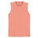 Blusa Regata Marialícia Feminino Adulto Básica Gola Alta Malha Canelada - 3470-CORAL
