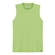 Blusa Regata Marialícia Feminino Adulto Básica Gola Alta Malha Canelada - 5120-VERDE SICILIANO