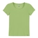 Blusa Manga Curta Marialícia Feminina Adulto Decote Redondo Malha Canelada - 5120-VERDE SICILIANO