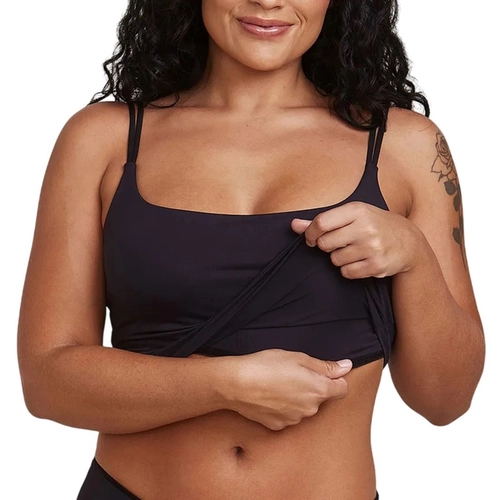 Camiseta Alças Finas Hope Adulto Feminina Com Bojo Removível Sem Costura Em Microfibra