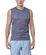 Camiseta Regata Fitness Elite Masculino Adulto Gola Careca em Microfibra - GRA-GRAFITE