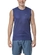 Camiseta Regata Fitness Elite Masculino Adulto Gola Careca em Microfibra - MARINHO-