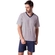 Pijama Manga Curta Lupo Masculino Adulto Listrado Algodão - 2805-MARINHO