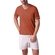 Pijama Manga Curta Lupo Masculino Adulto Gola V Meia Malha Algodão - 6360-NUDE BRONZE