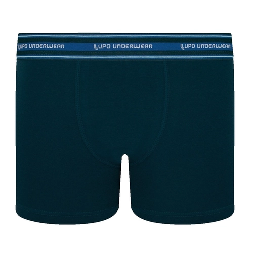 Cueca Boxer Lupo Kids Infantil Algodão Com Elastano Underwear
