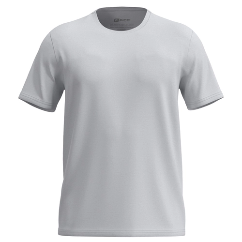 Camiseta Fico Masculina Adulto Básica Lisa Em Meia Malha Cotton