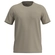 Camiseta Fico Masculina Adulto Básica Lisa Em Meia Malha Cotton - BEGE NUTS-BEGE NUTS
