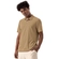 Camisa Polo Fico Masculina Adulto Manga Curta Malha View Flex - 013138-BEGE MACCHIATO