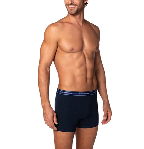 Cueca Boxer Lupo Adulto Algodão Com Elastano