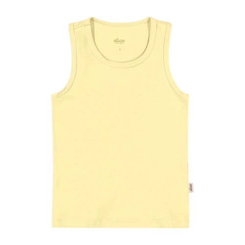 Blusa Regata Elian Feminina Infantil Básica Em Cotton 4/8