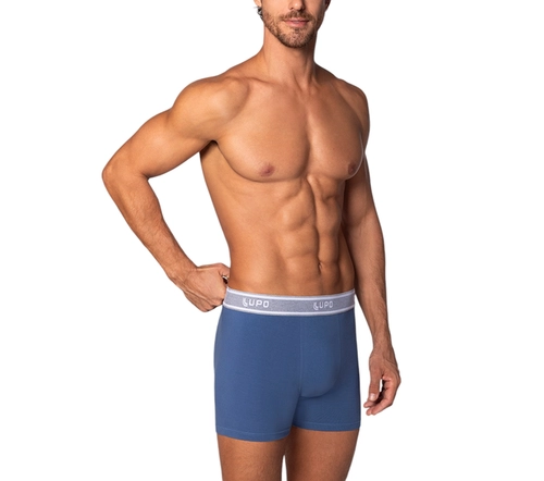 Cueca Boxer Lupo Adulto Algodão Com Elastano Colors