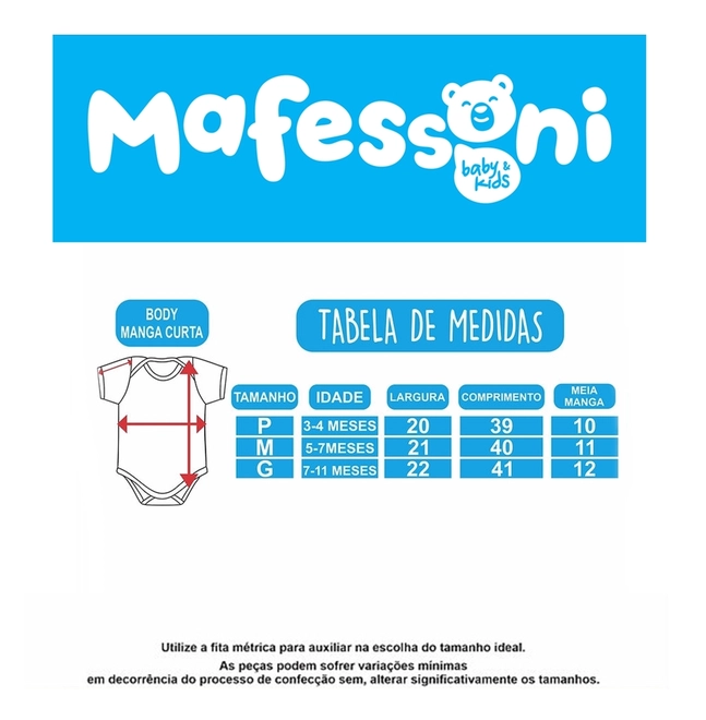 Tabela de Medidas