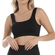 Top Fitness DelRio Feminino Adulto Bojo Removível Sem Costura Em Microfibra - 012-PRETO